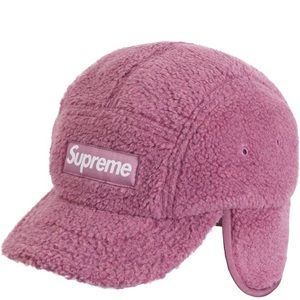 Dusty Pink Ear Flap Camp Cap